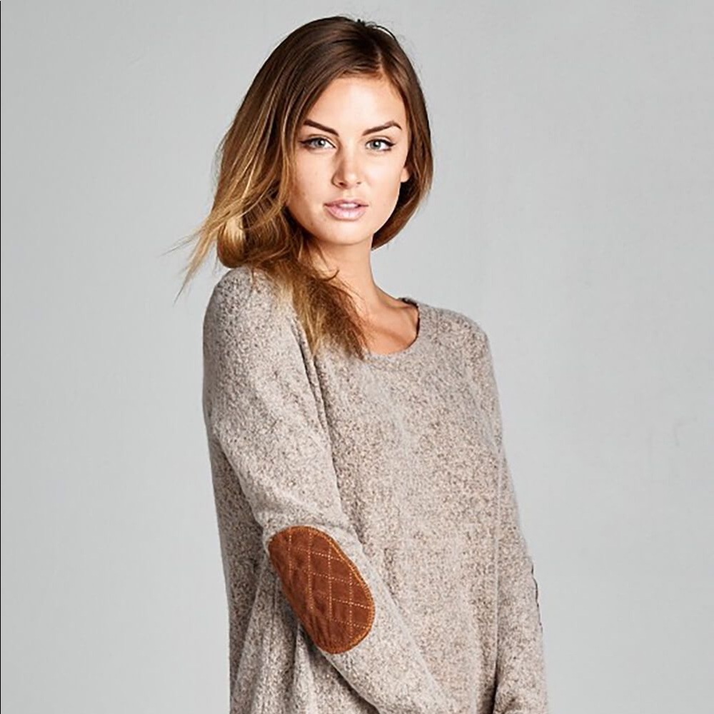 Vanilla Bay Tunic Top with Patches